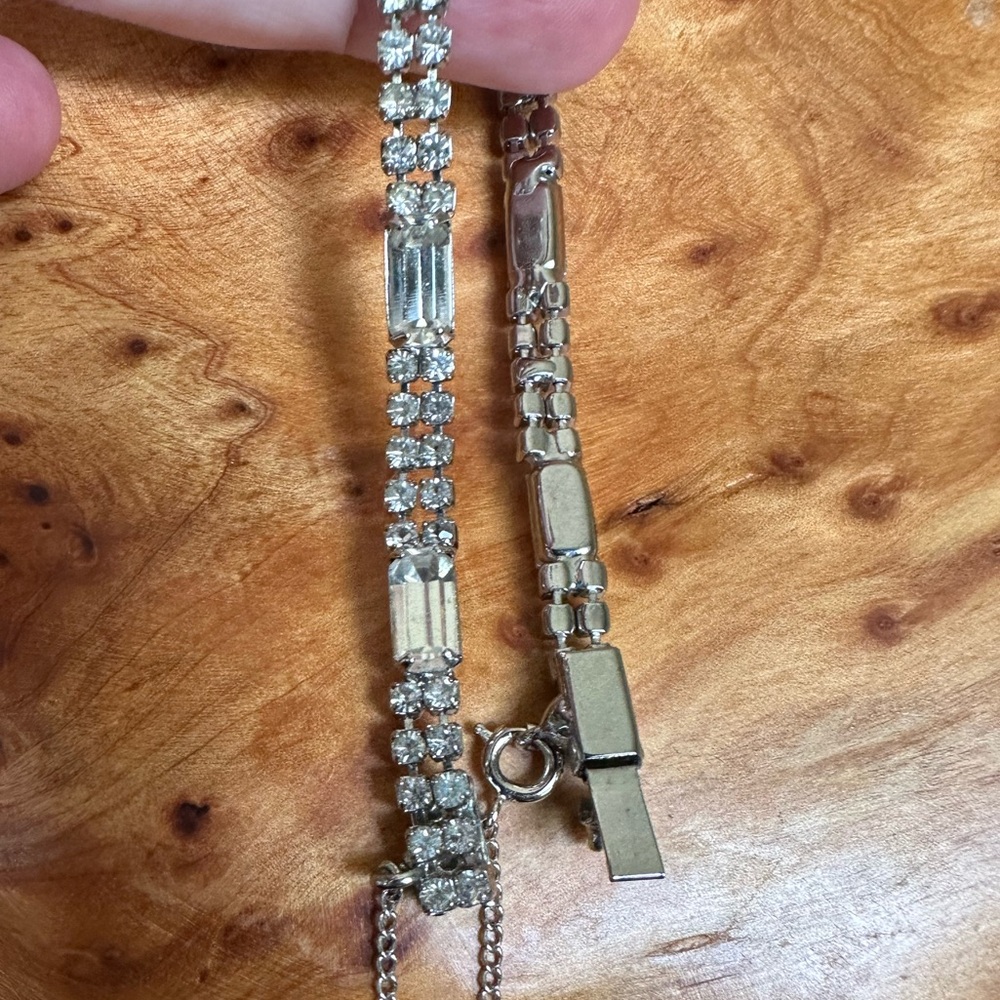 Vintage Rhinestone Bracelet - Vintage estate & jewelry